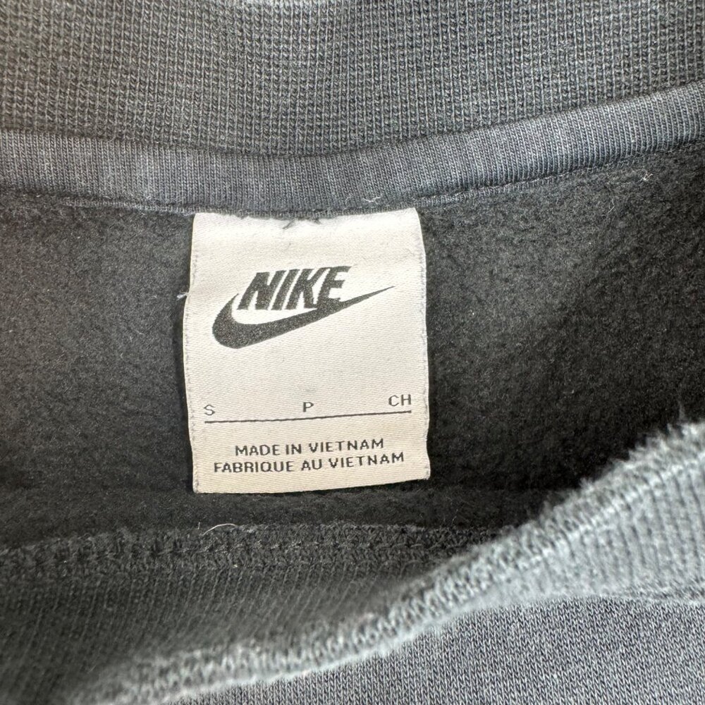 Rare Nike Black Spring Forward Butterfly graphic embroidered Swoosh pullover Sm - Picture 7 of 8